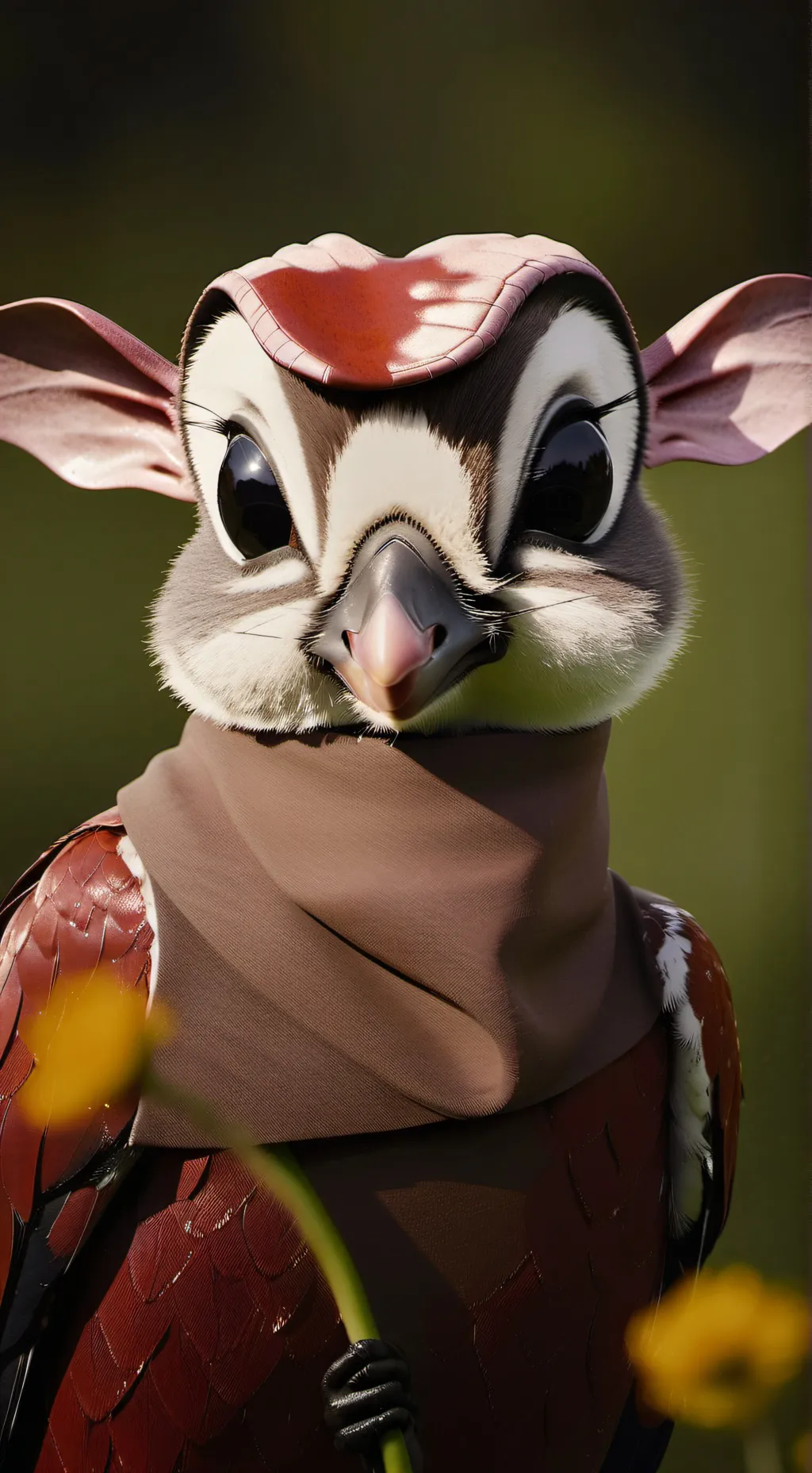 ai character: HH pick me girl background