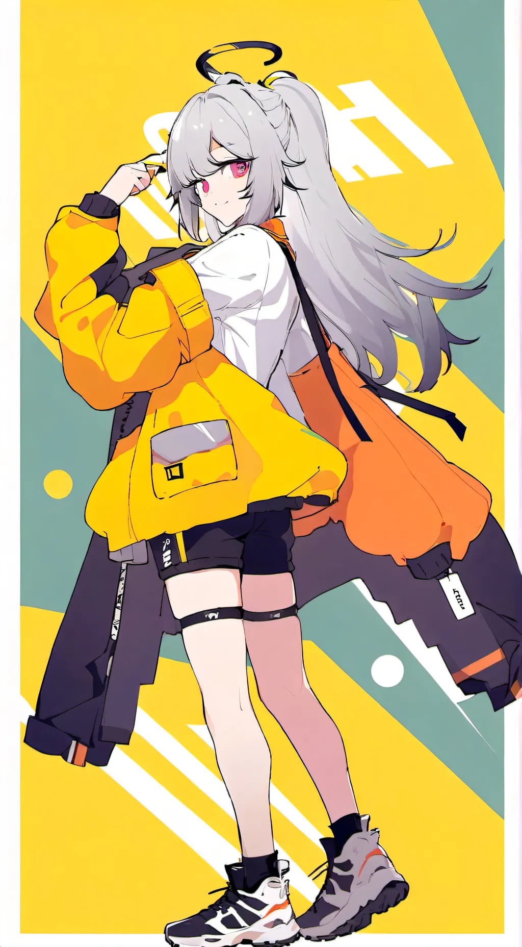 ai character: Léa  background