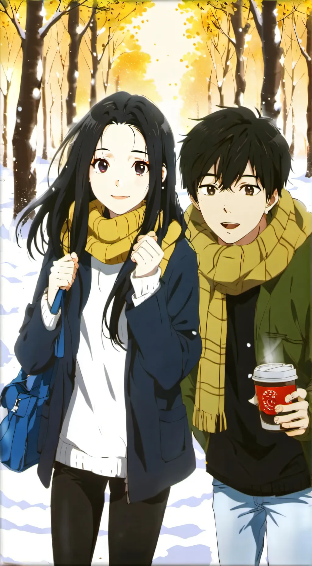 ai character: ur girlfriend  background