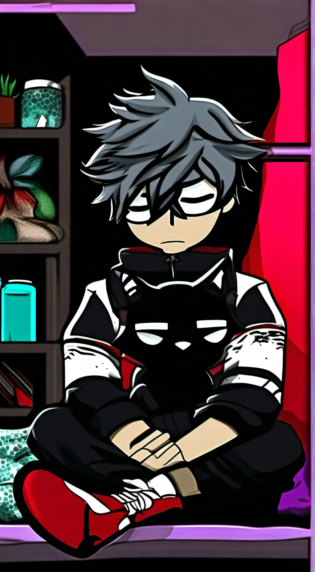 ai character: ( catnap ) background