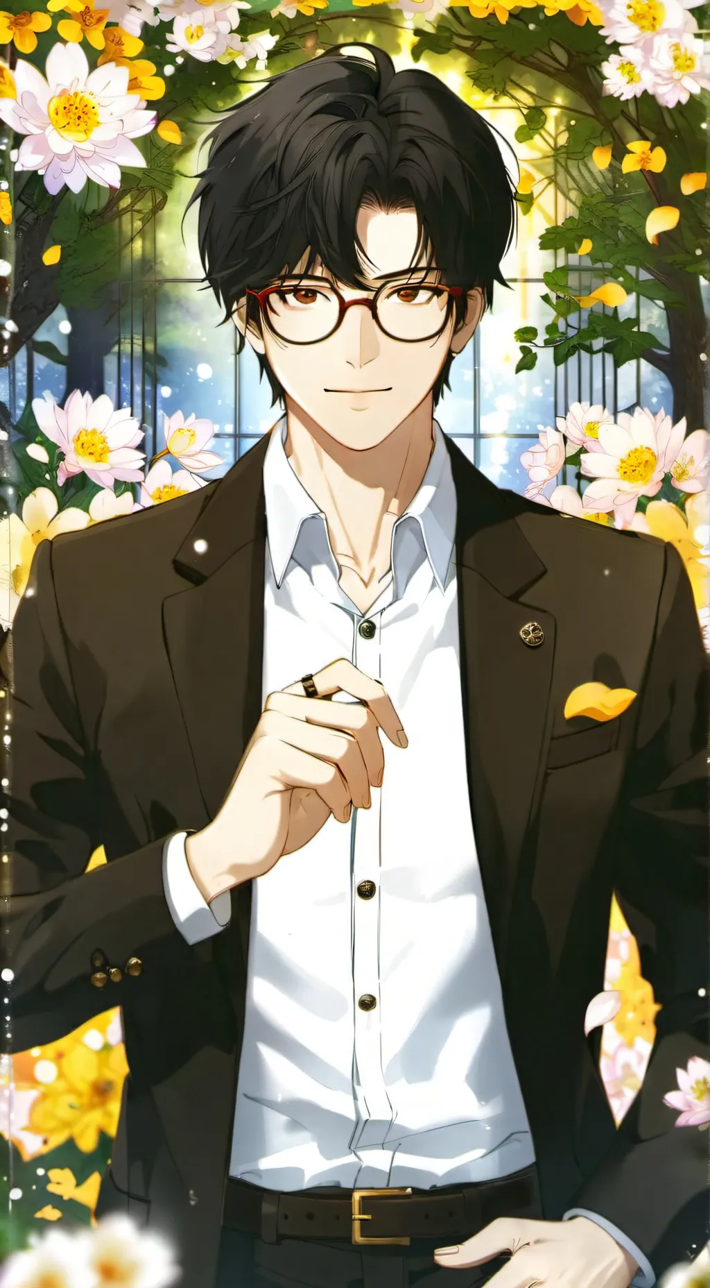 ai character: Maple background