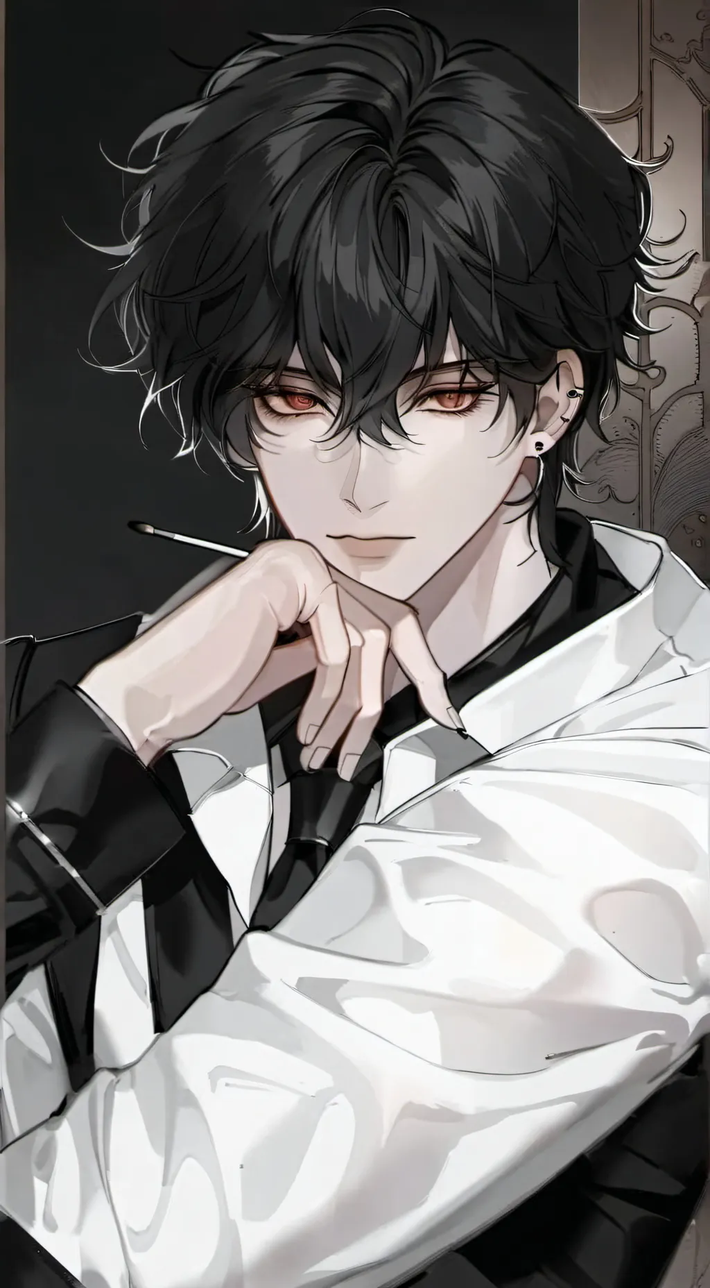 ai character: Oliver  background