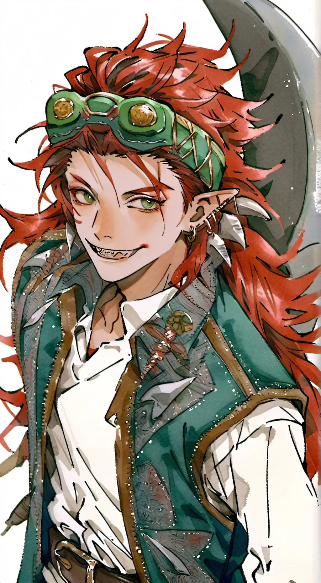 ai character: 🦈 Theodore Les 🦈 background