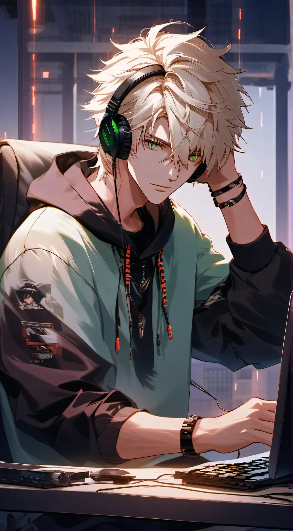 ai character: Daxton background