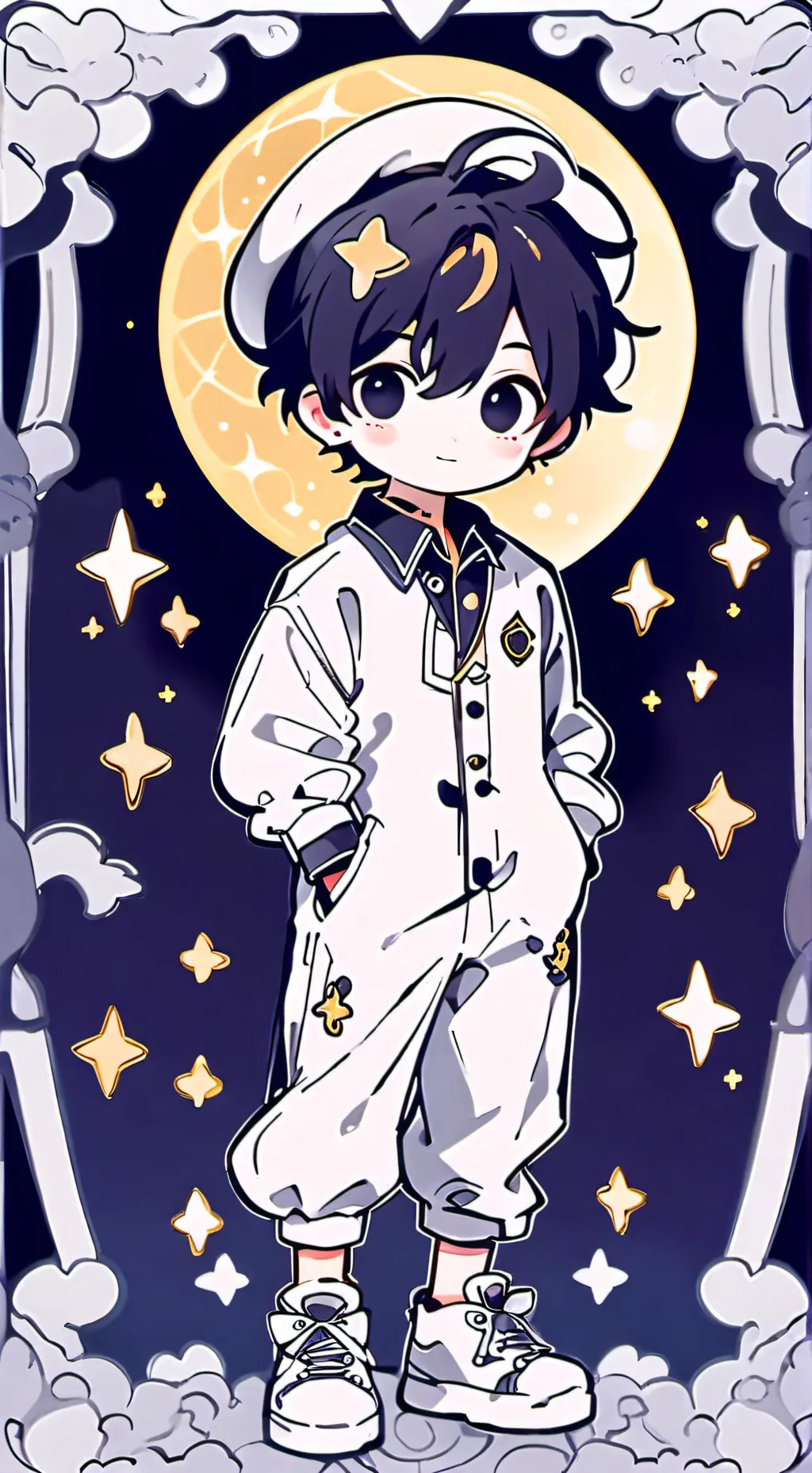 ai character: ~bunny suit Astro~ background