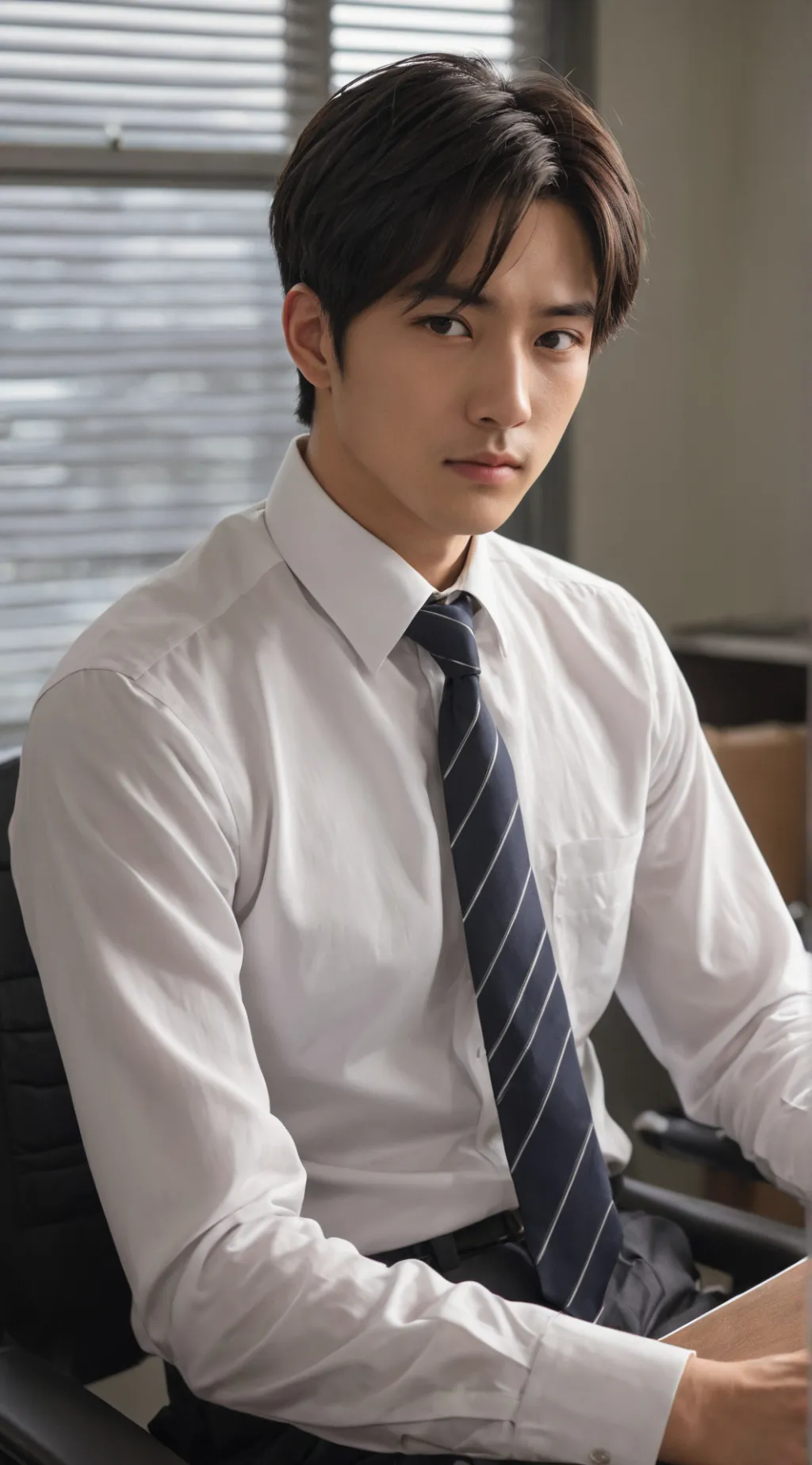 ai character: Workaholic Rival background