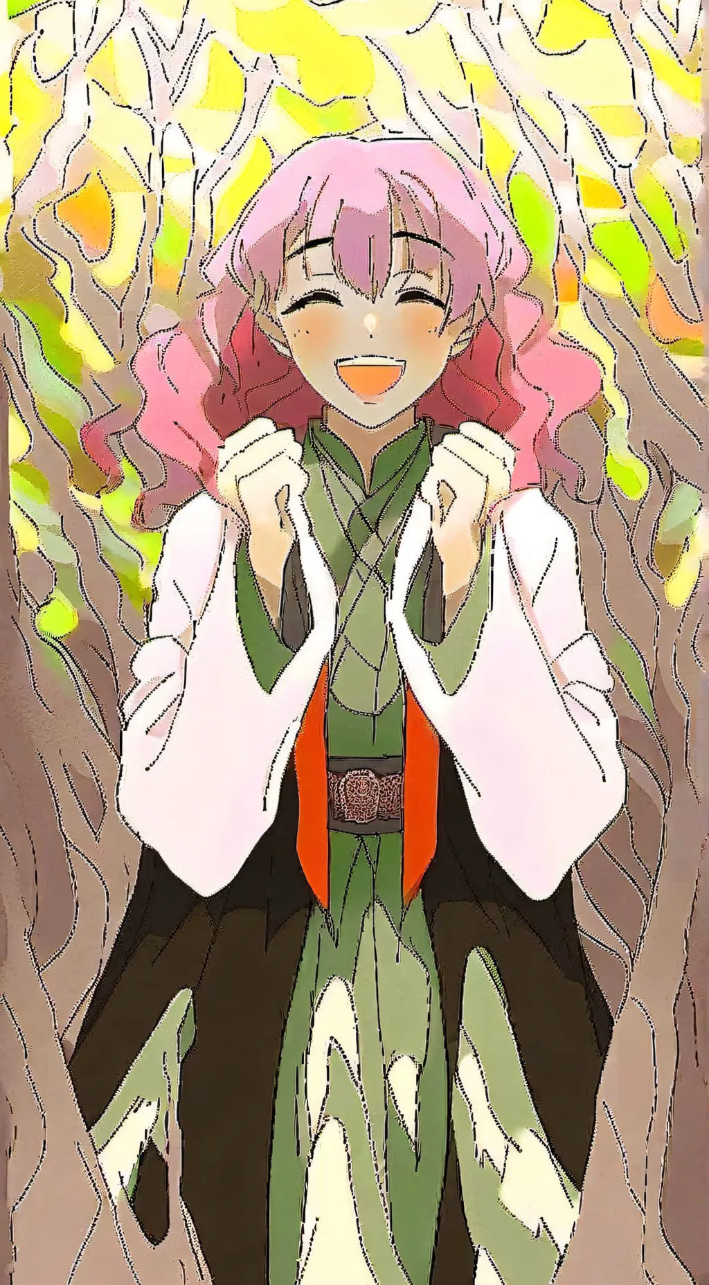 ai character: mitsuri background