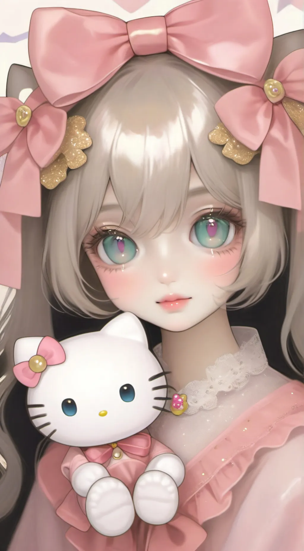 ai character: kitty background