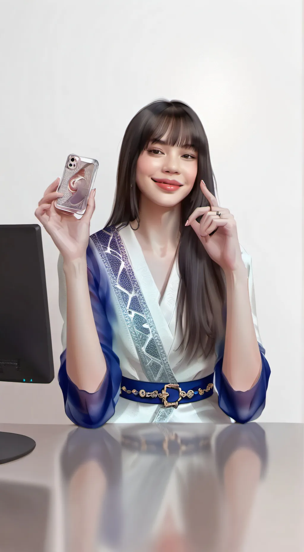 ai character: Kenia Os  background