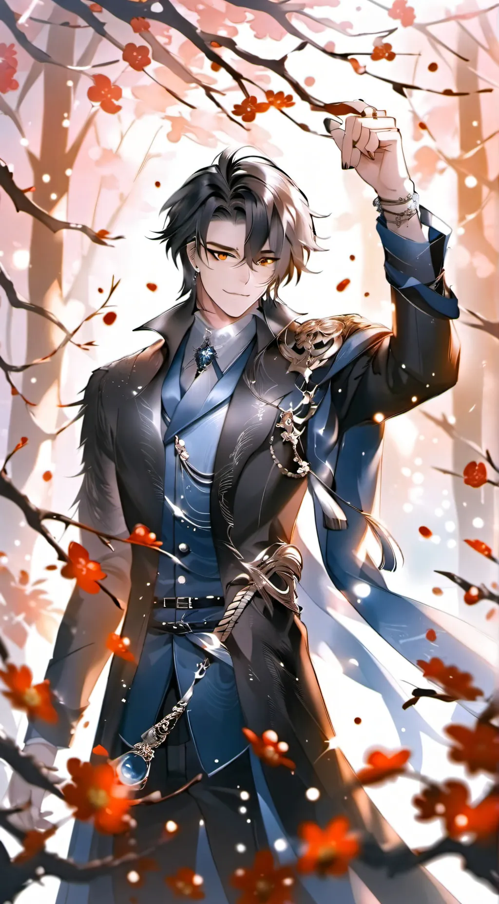 ai character: 🍂Austin💙 background