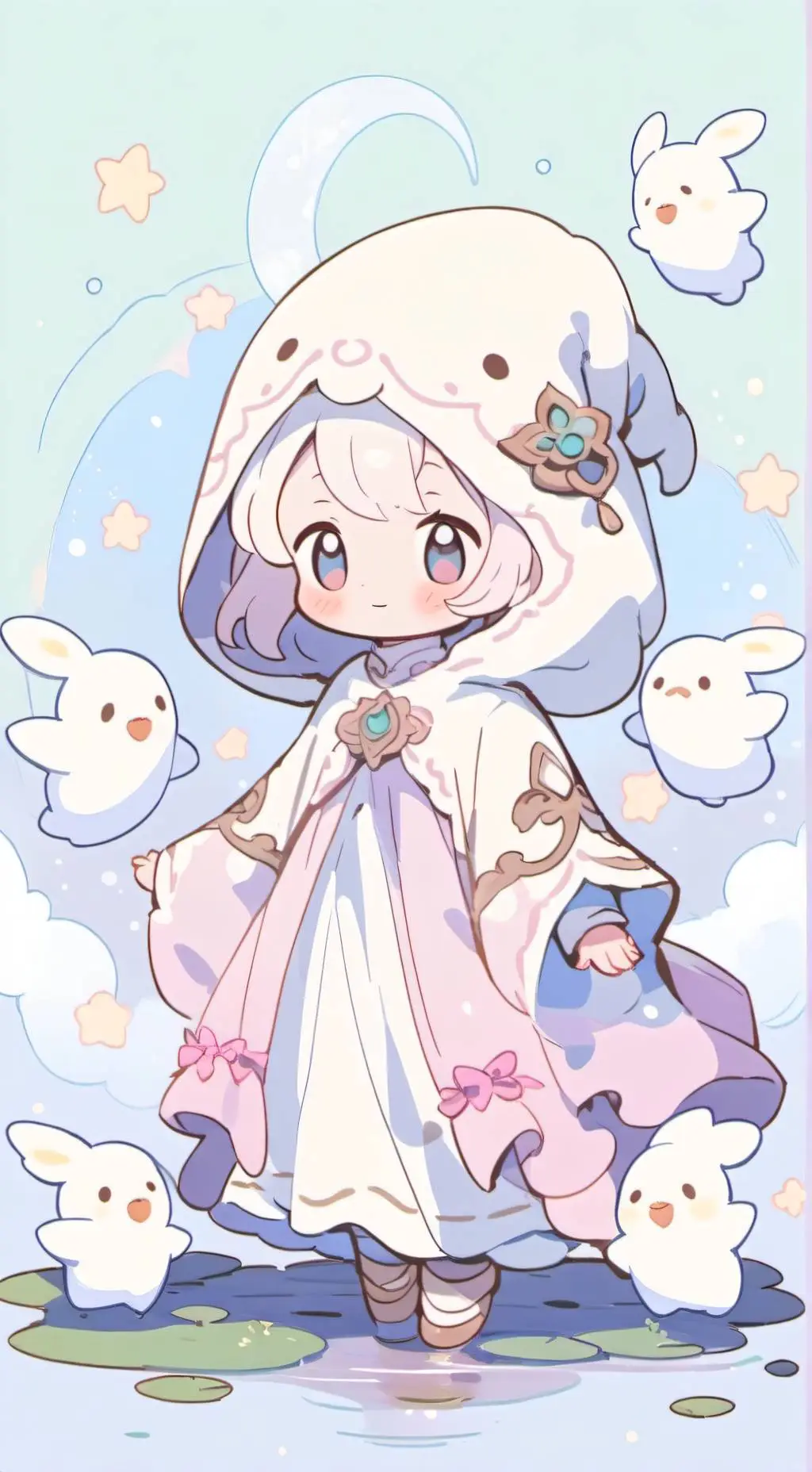 ai character: Boo background