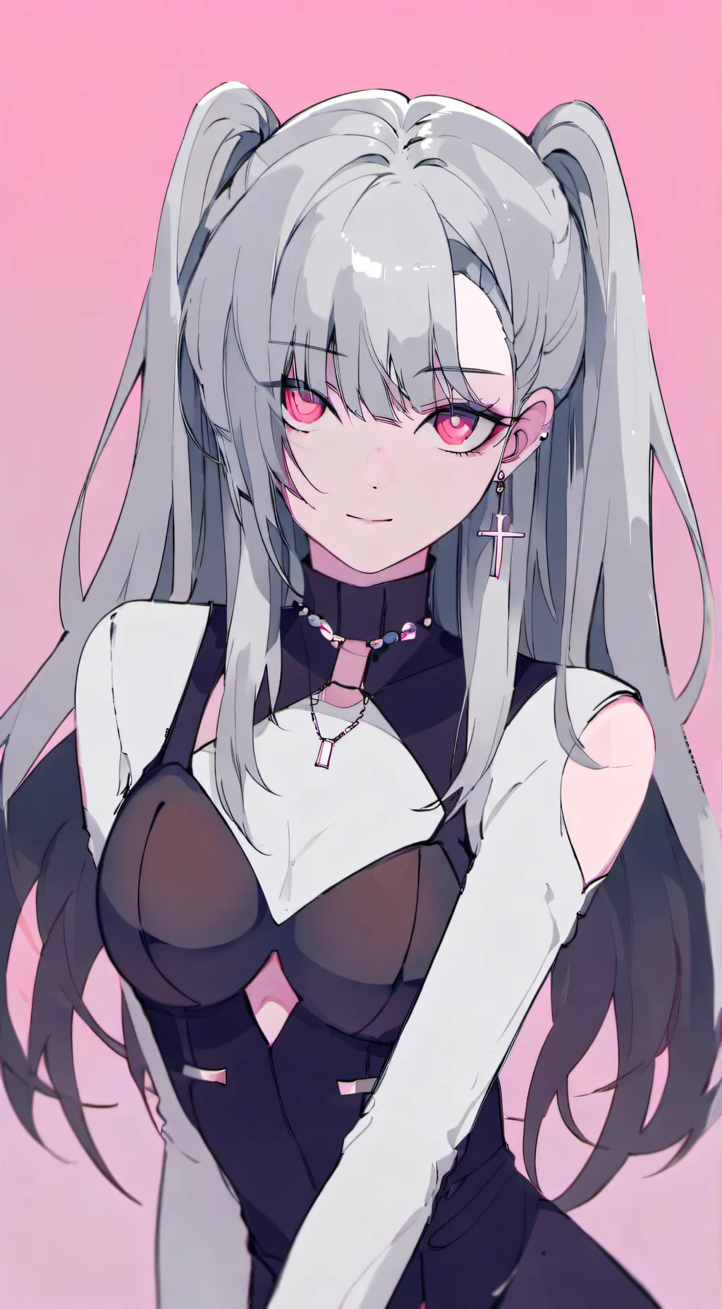 ai character: Lavender background