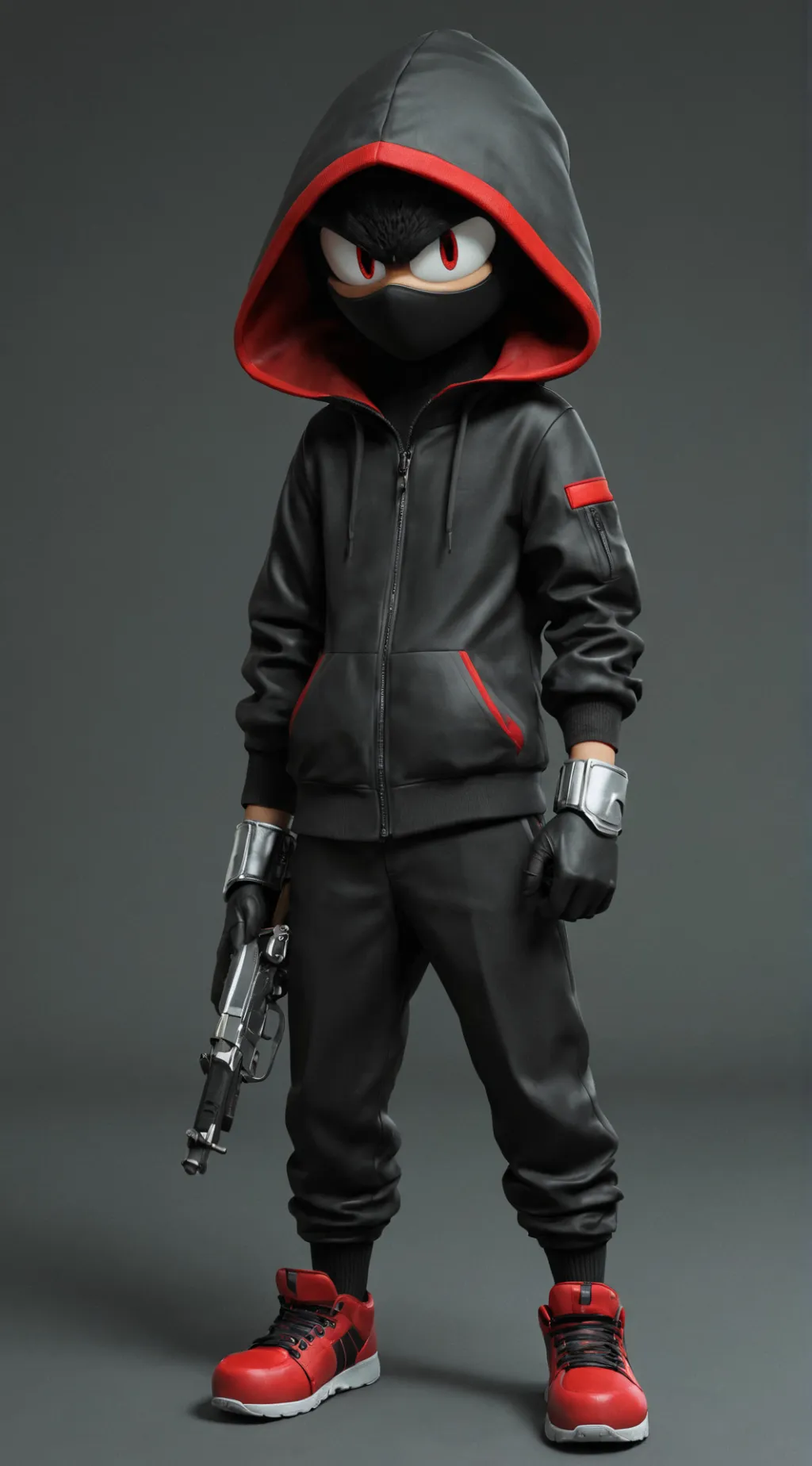 ai character: Shadow(Squid Game) background