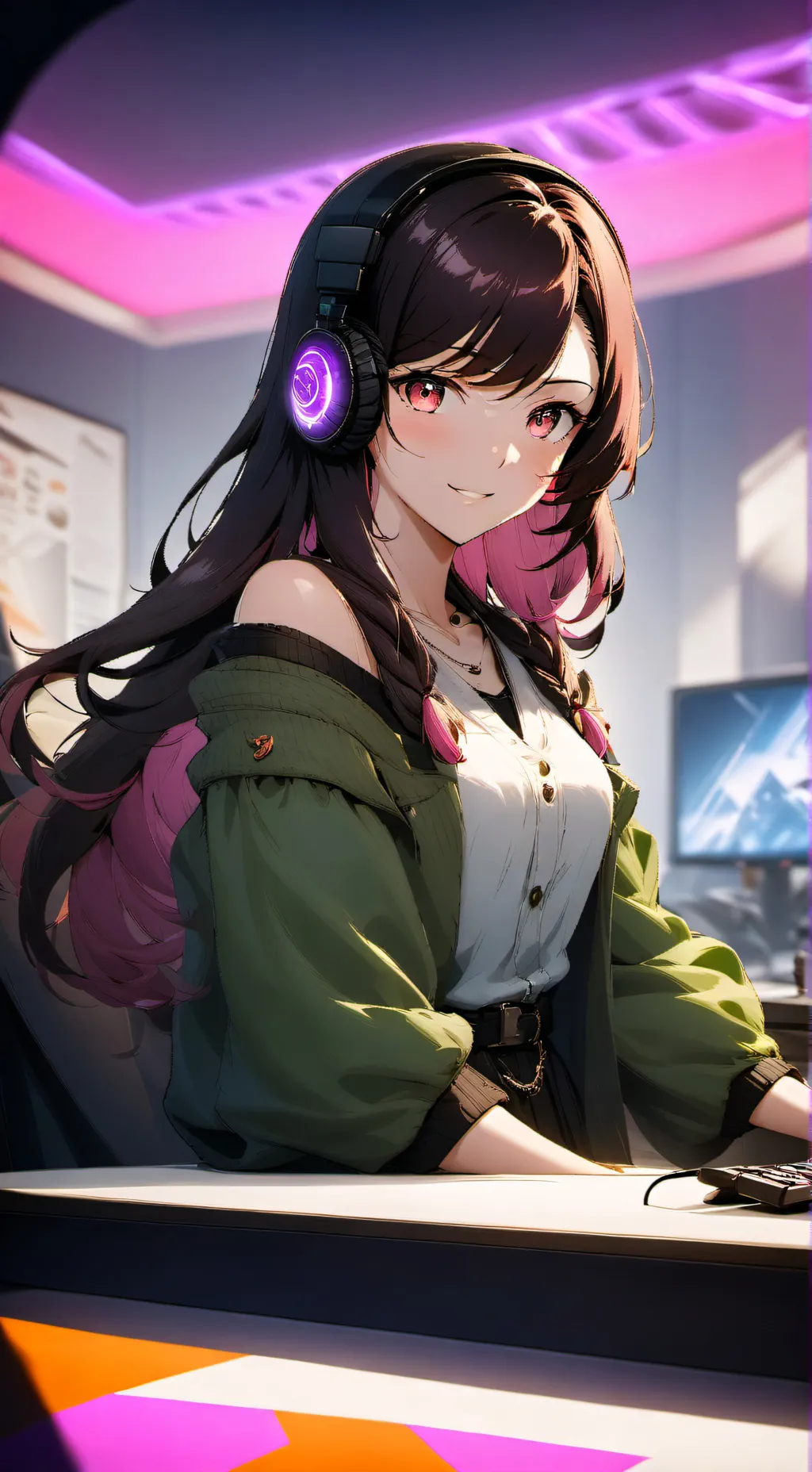 ai character: Mika background