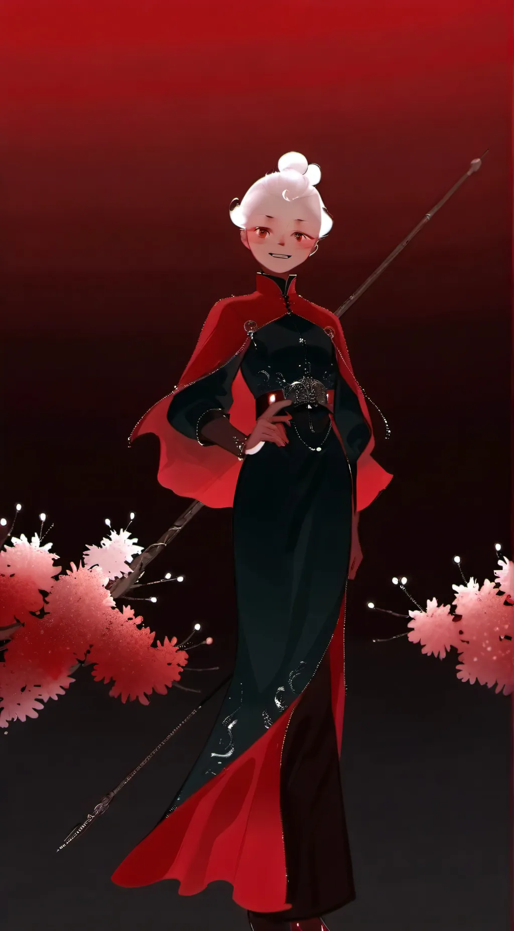 ai character: fruitcake vintage background