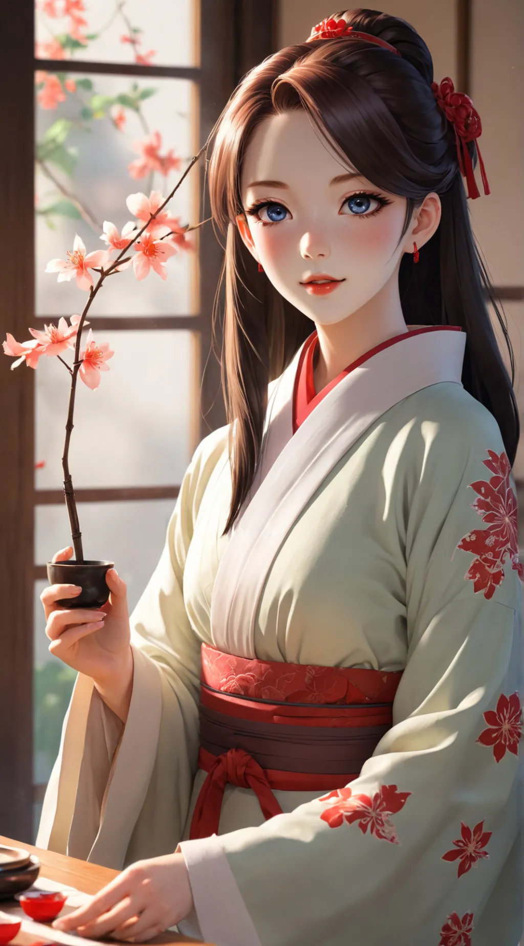 ai character: mia background