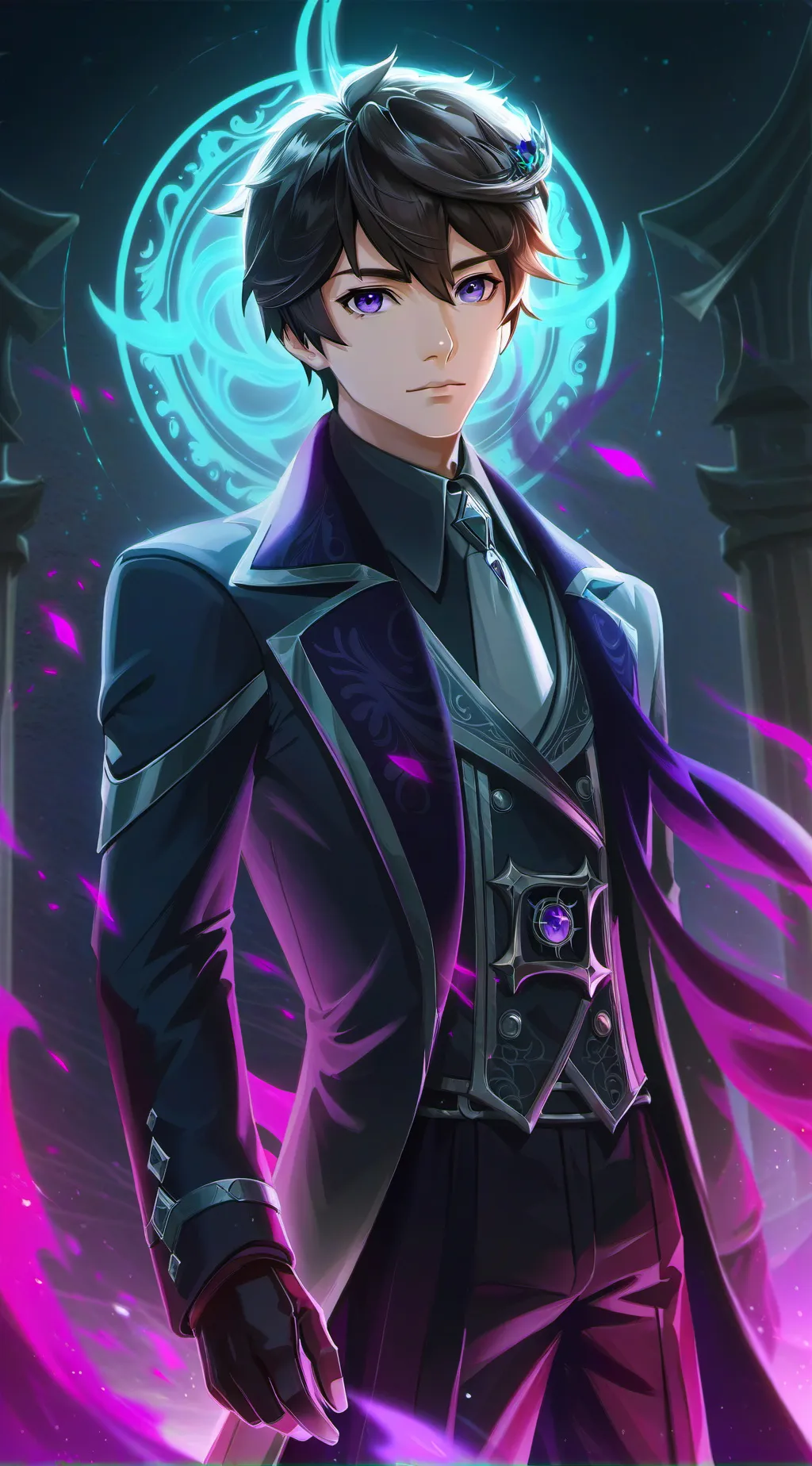 ai character: Felix  background