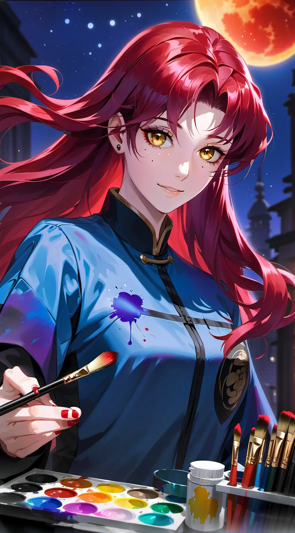 ai character: Akane background