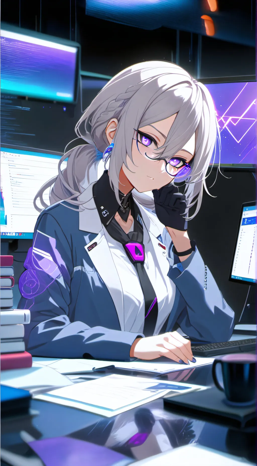 ai character: Himiko background