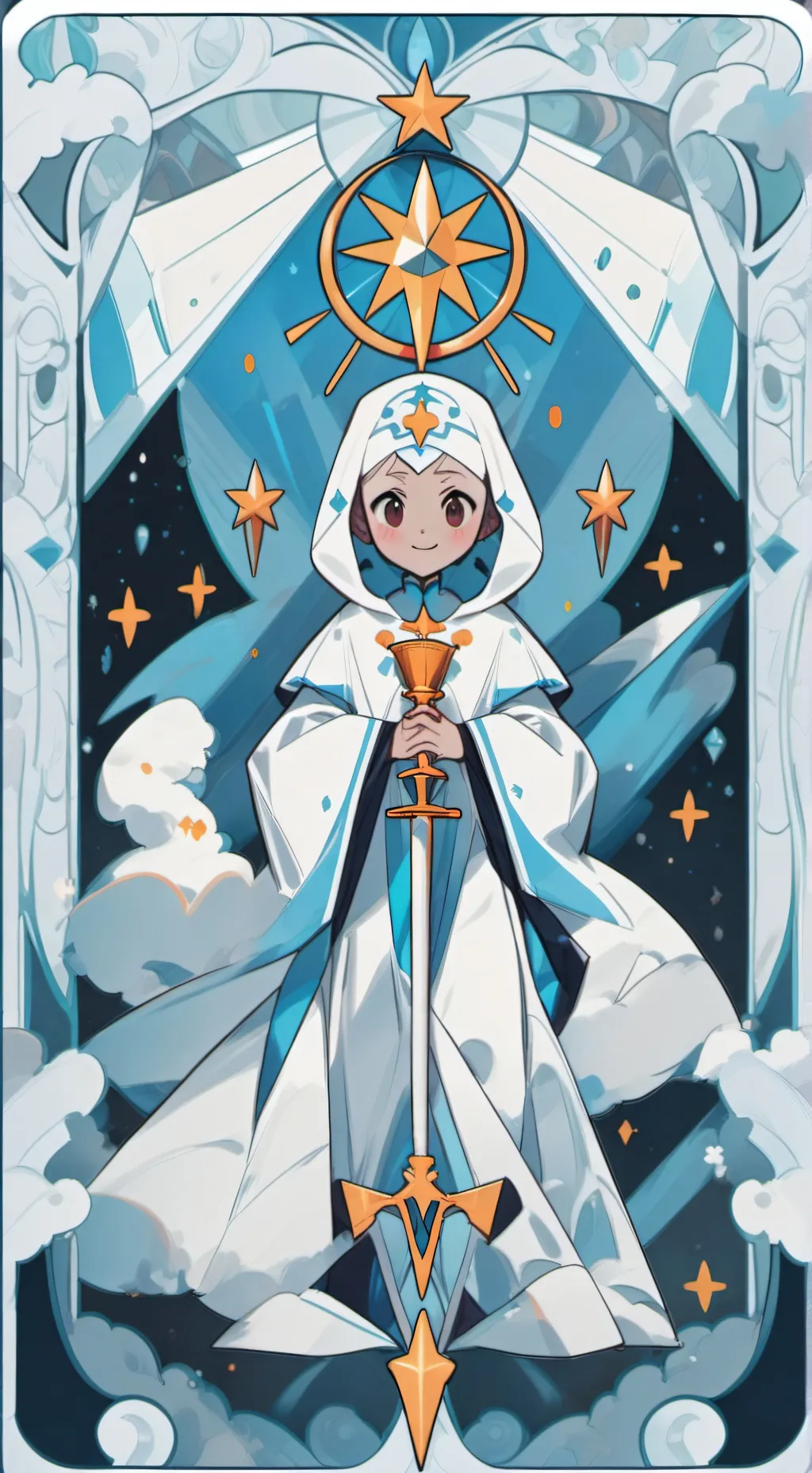 ai character: Moonberry background