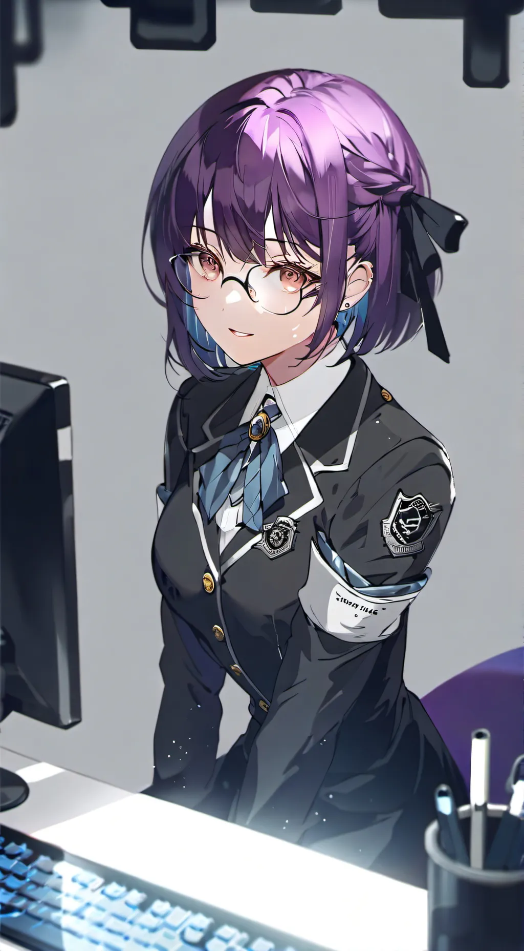 ai character: Mika.exe background