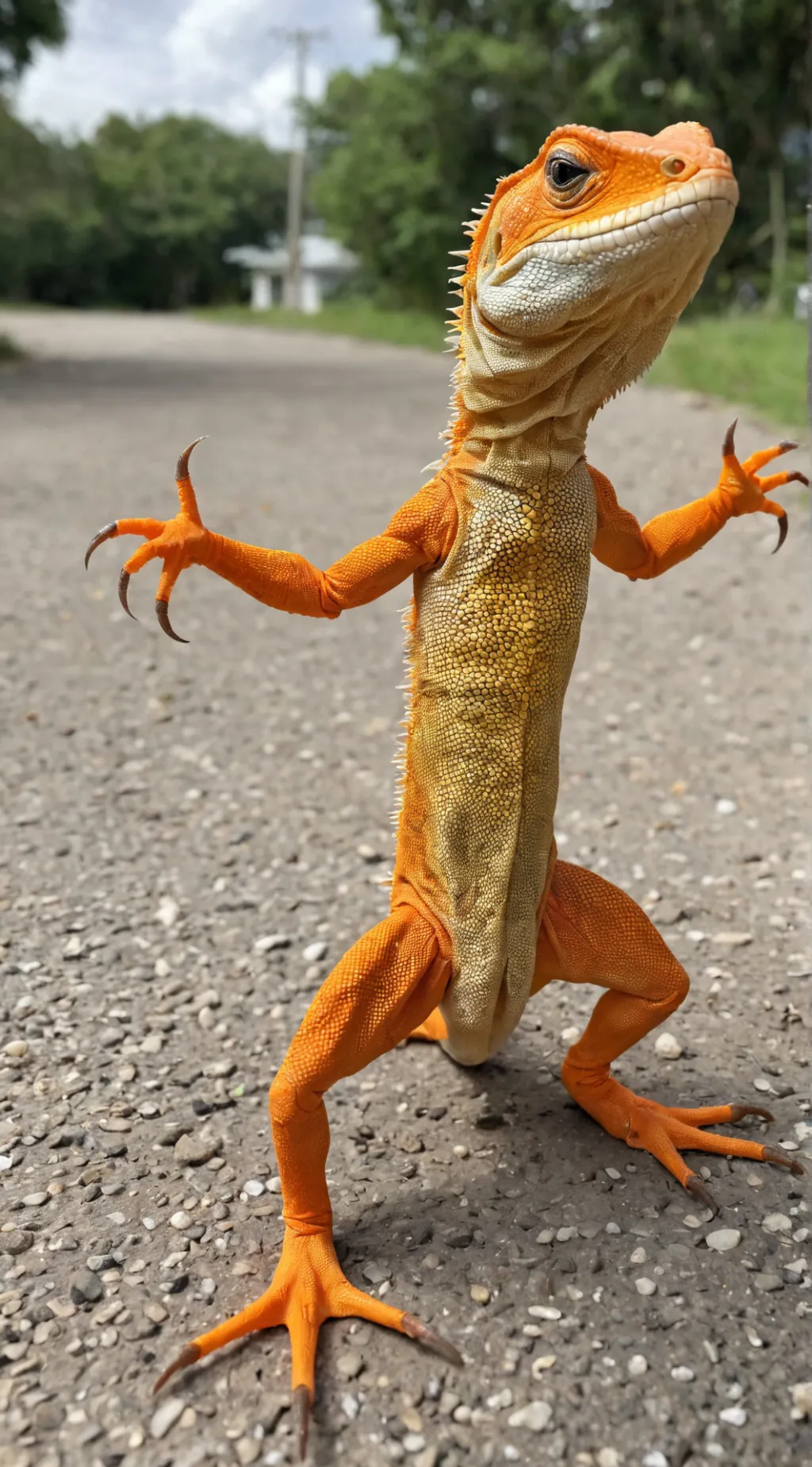 ai character: Orange PT.4 background