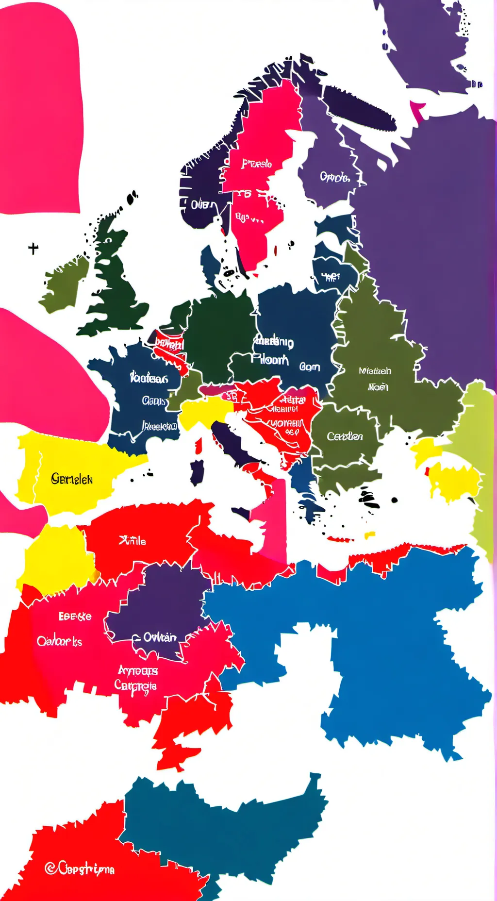 ai character: countryball  background