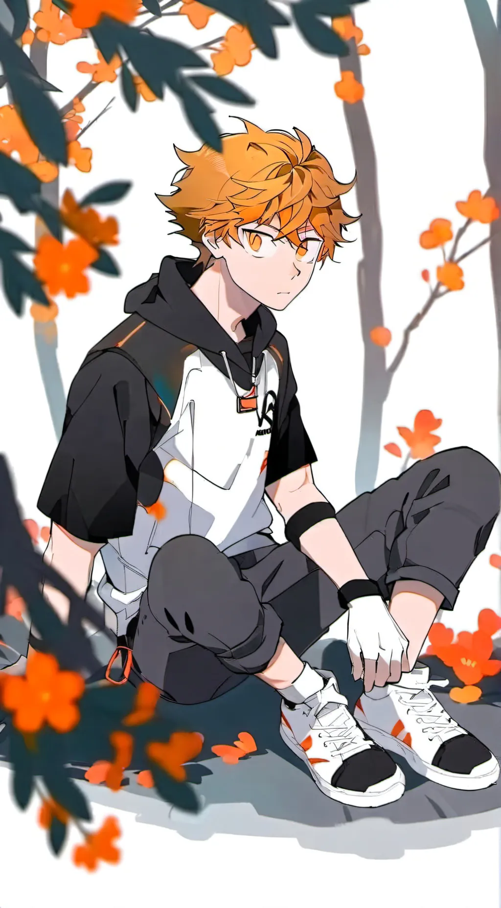 ai character: shoyo hinata background