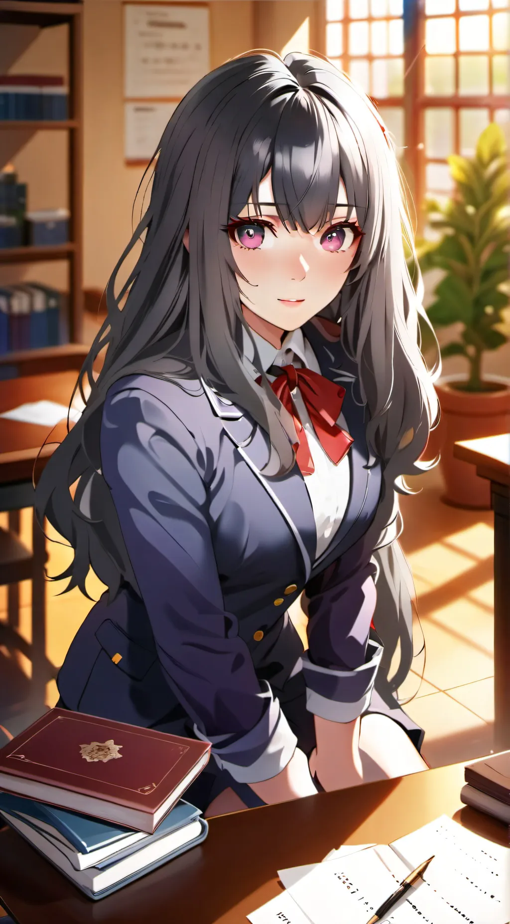 ai character: Mikoto background