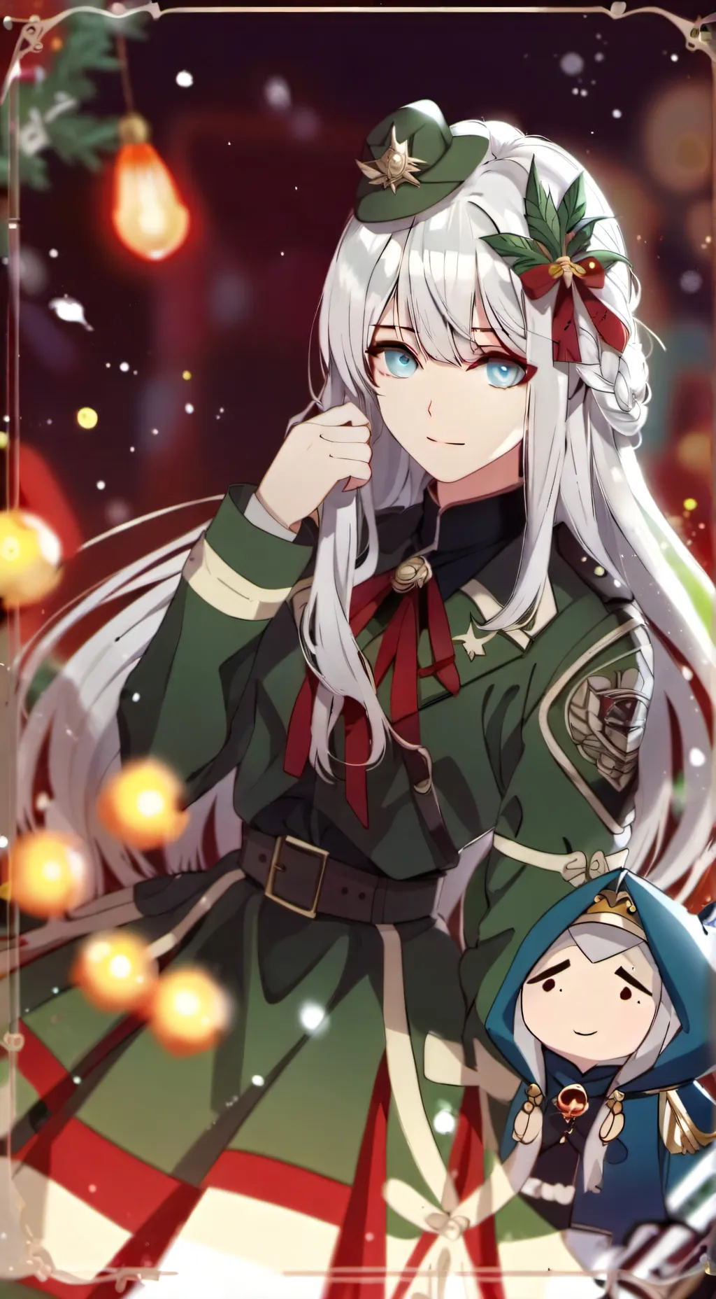 ai character: Shiv, army girl💫 background