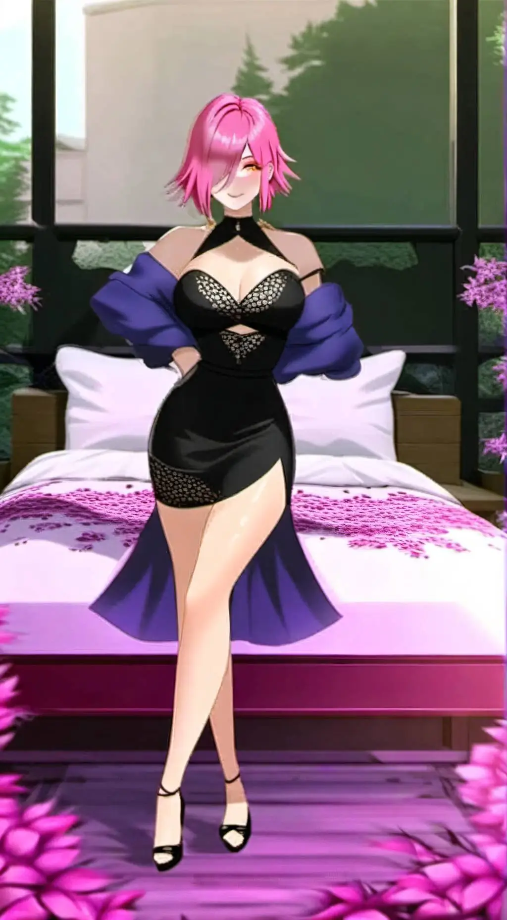 ai character: NENE background