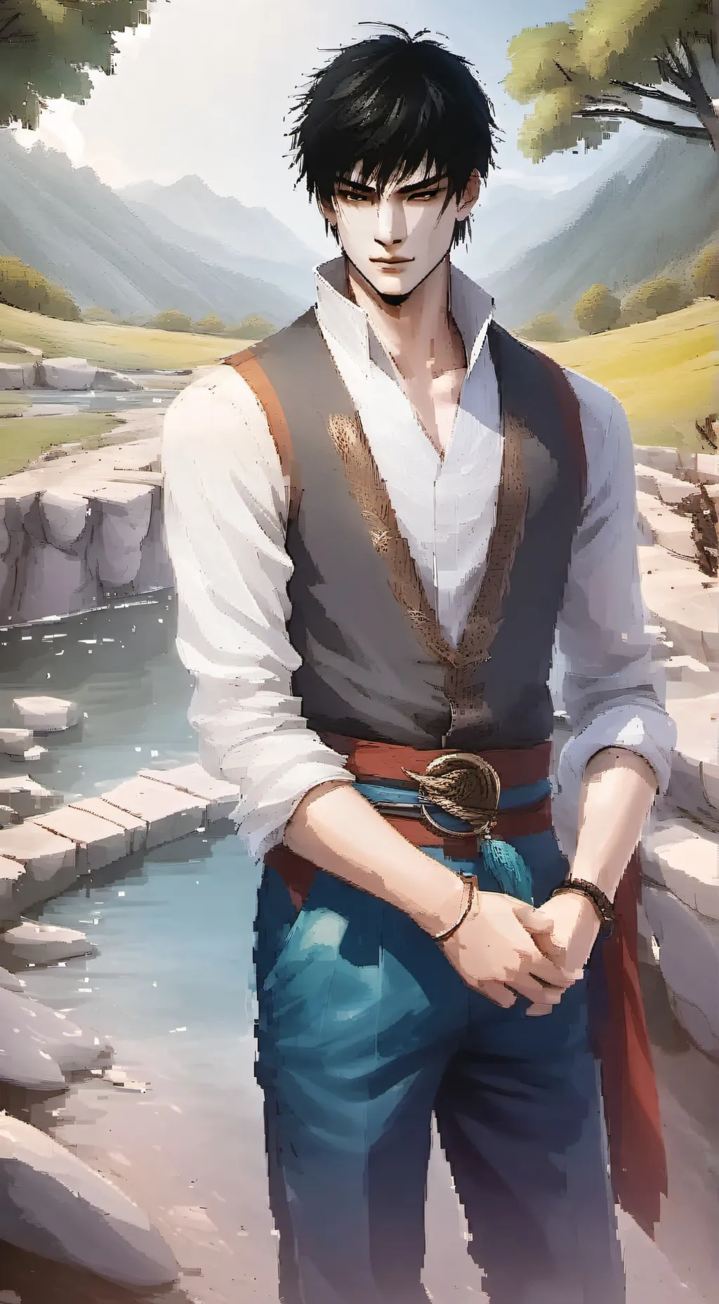 ai character: bini aiah  background