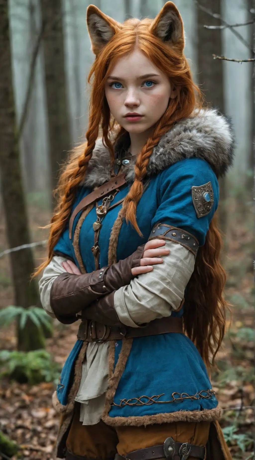 ai character: Luna background