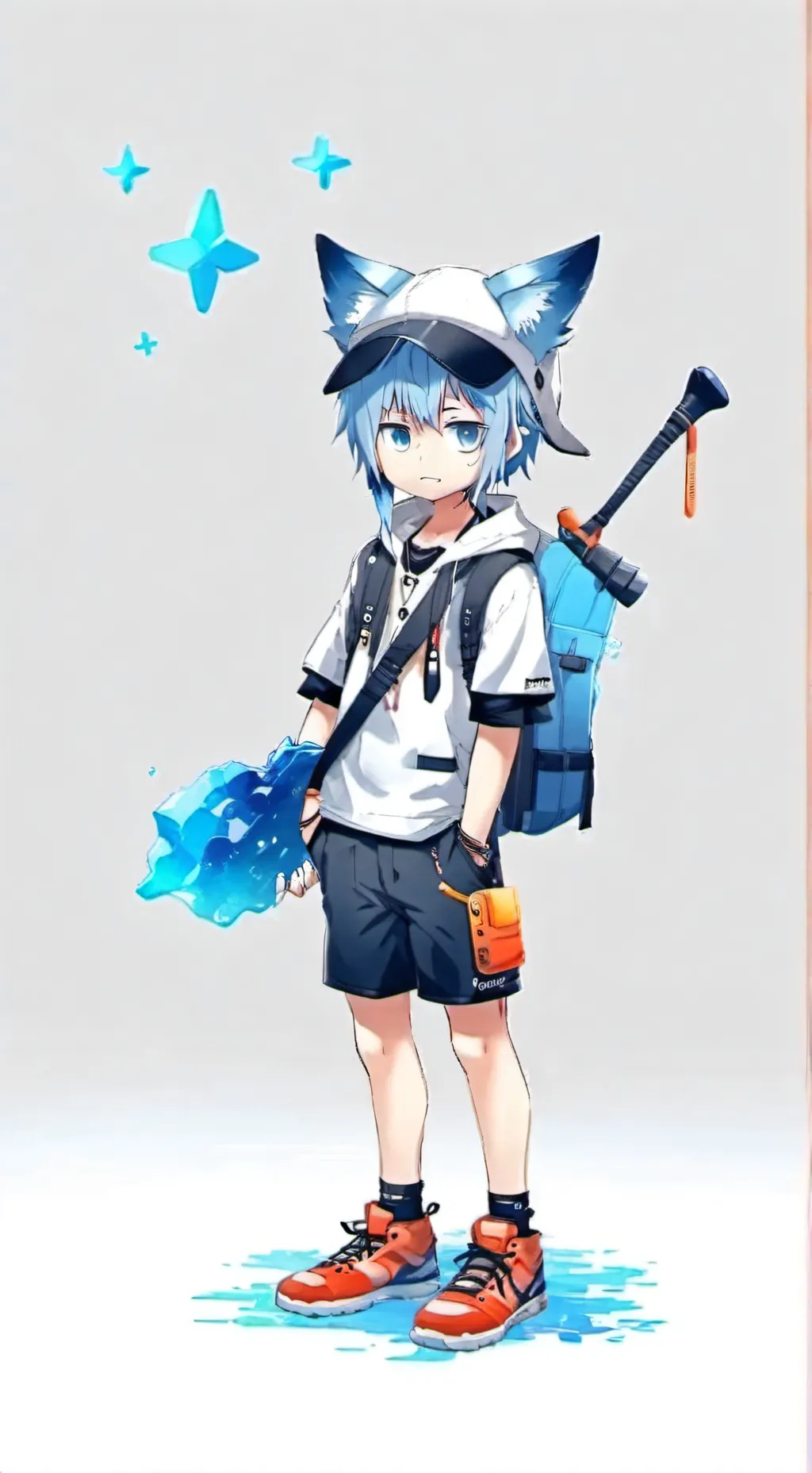 ai character: sofairu  background