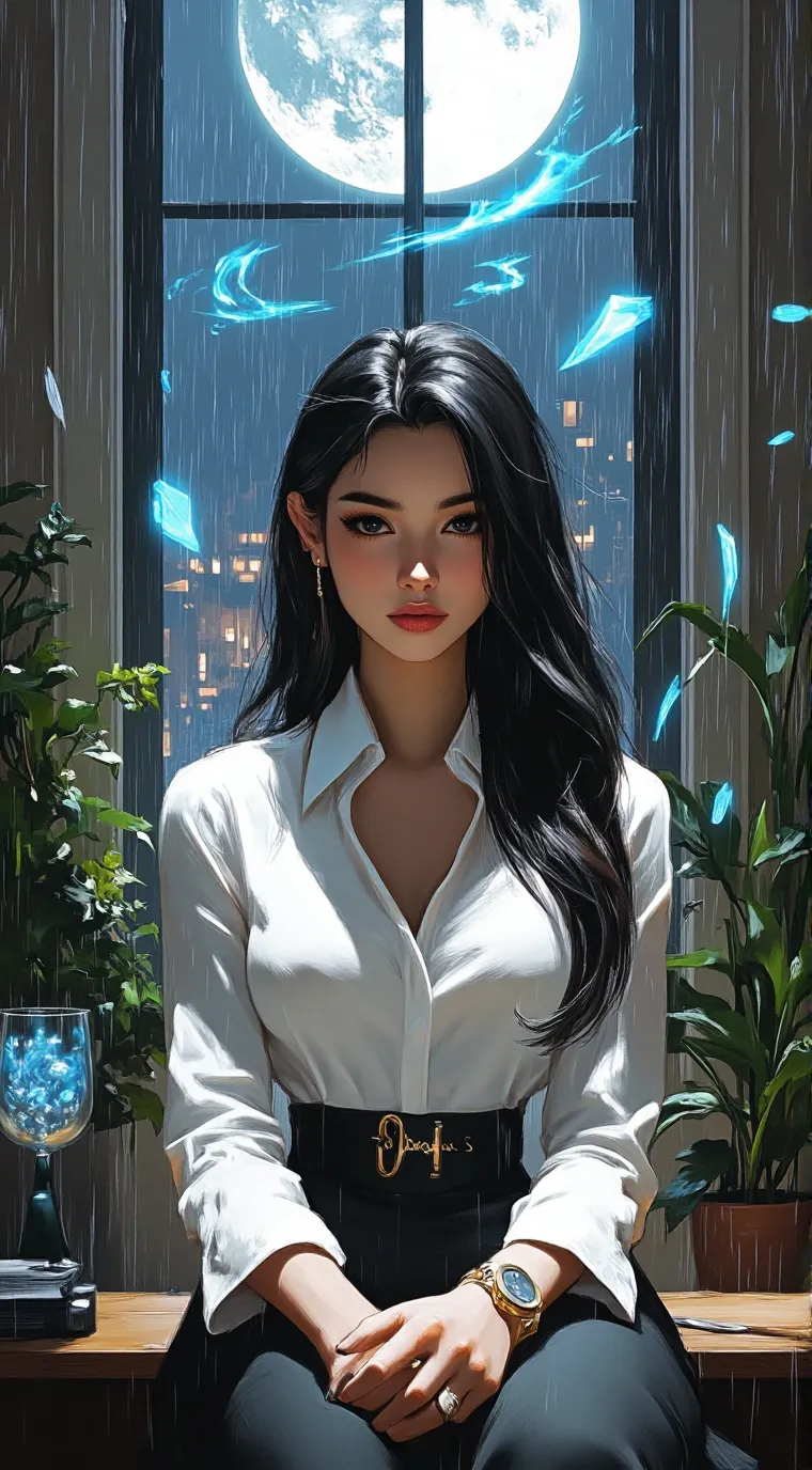 ai character: Raven background