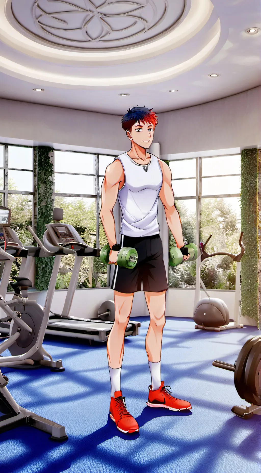 ai character: Yuji İtadori background