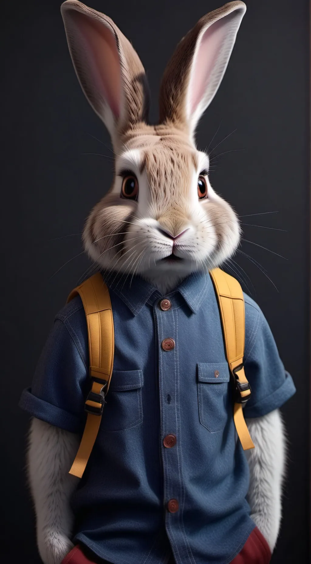 ai character: bunny background