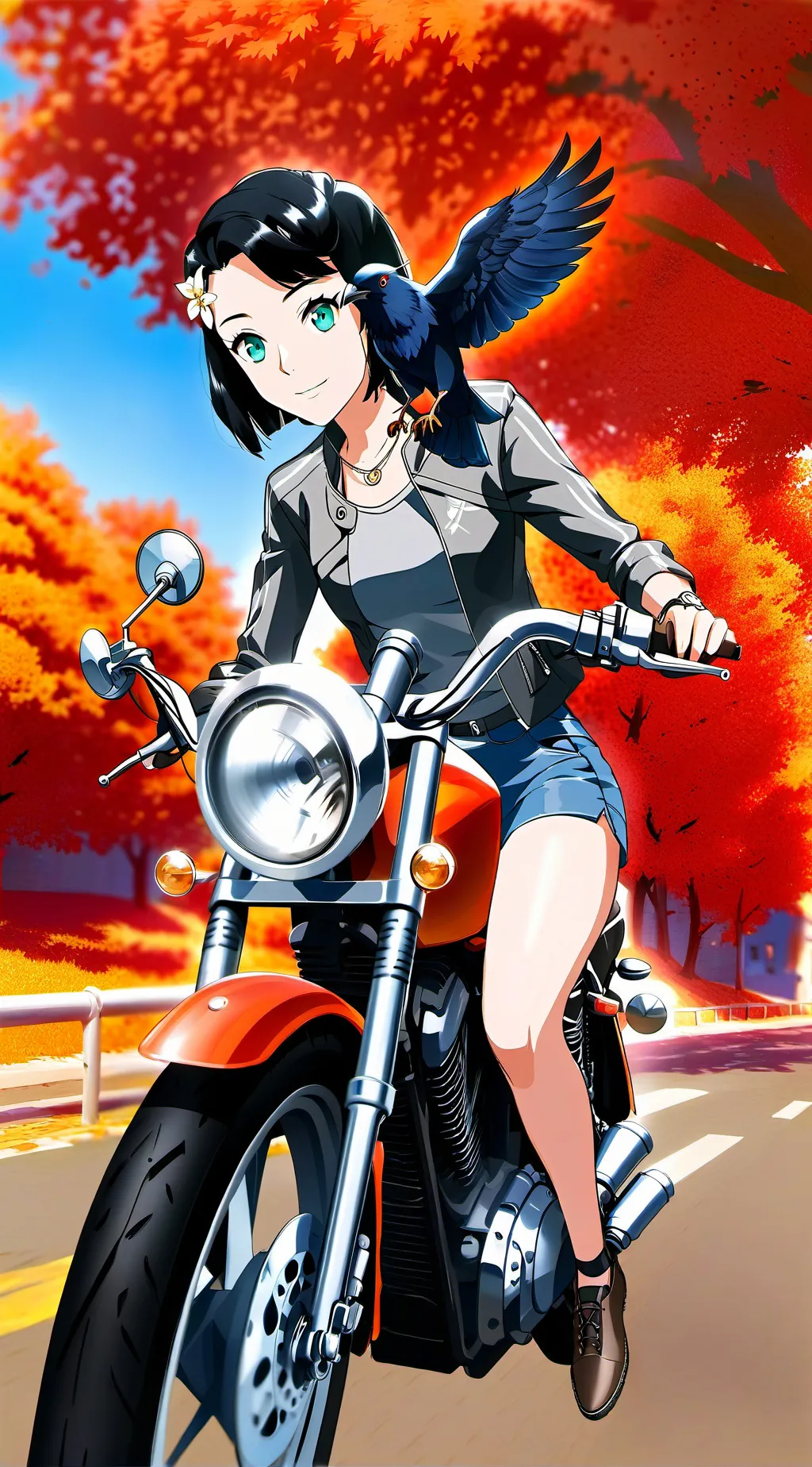 ai character: older sister(mia)  background