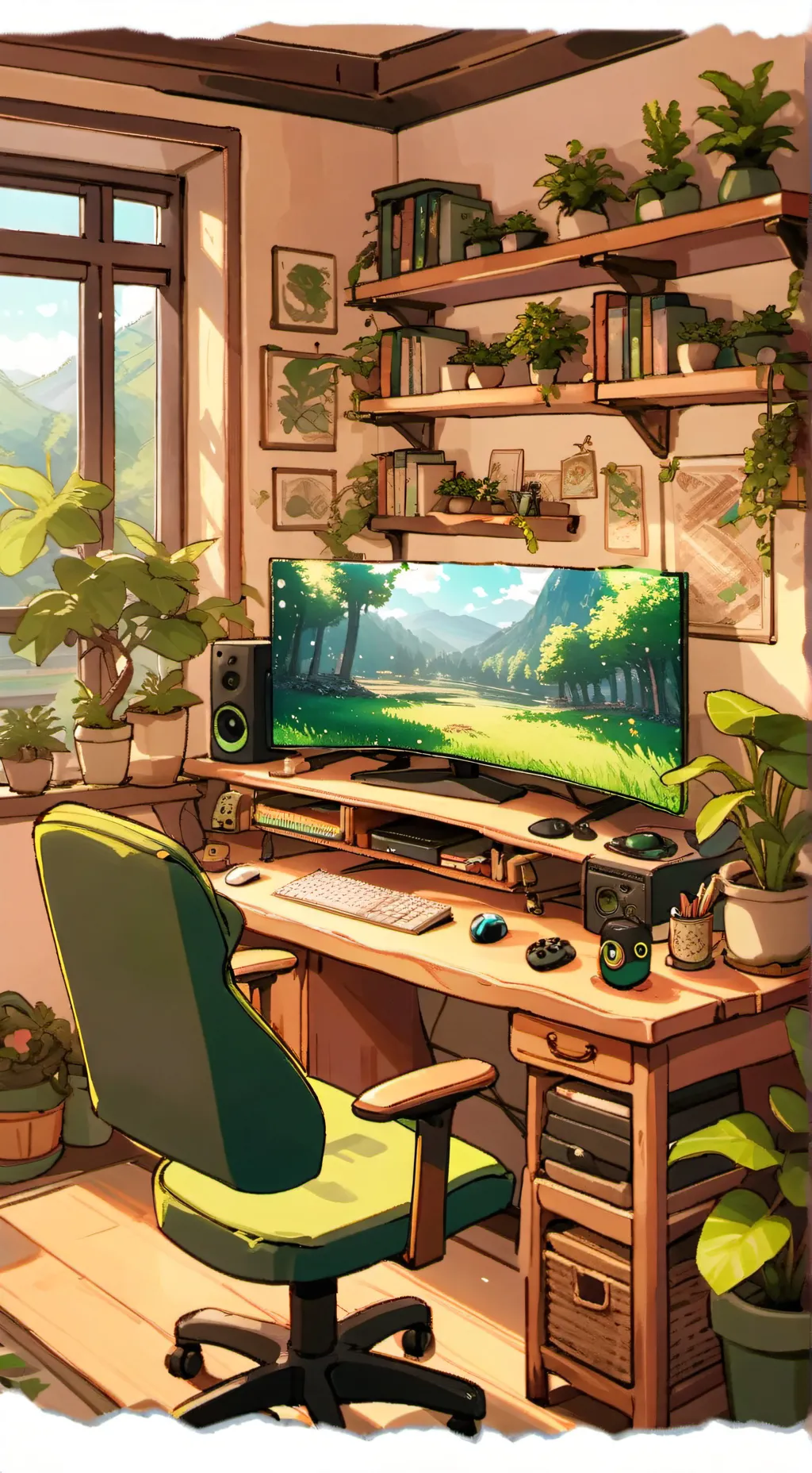 ai character: drunk bakugo background