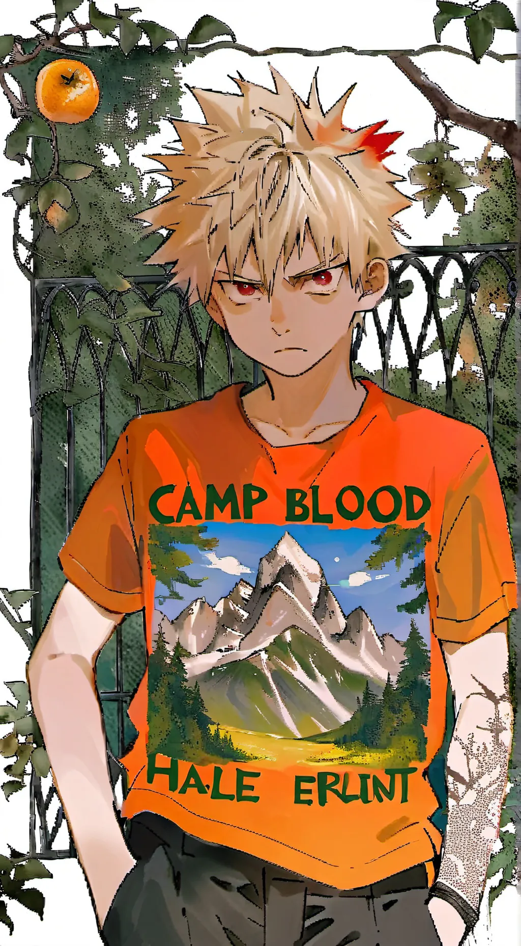 ai character: MHA x PJO! background