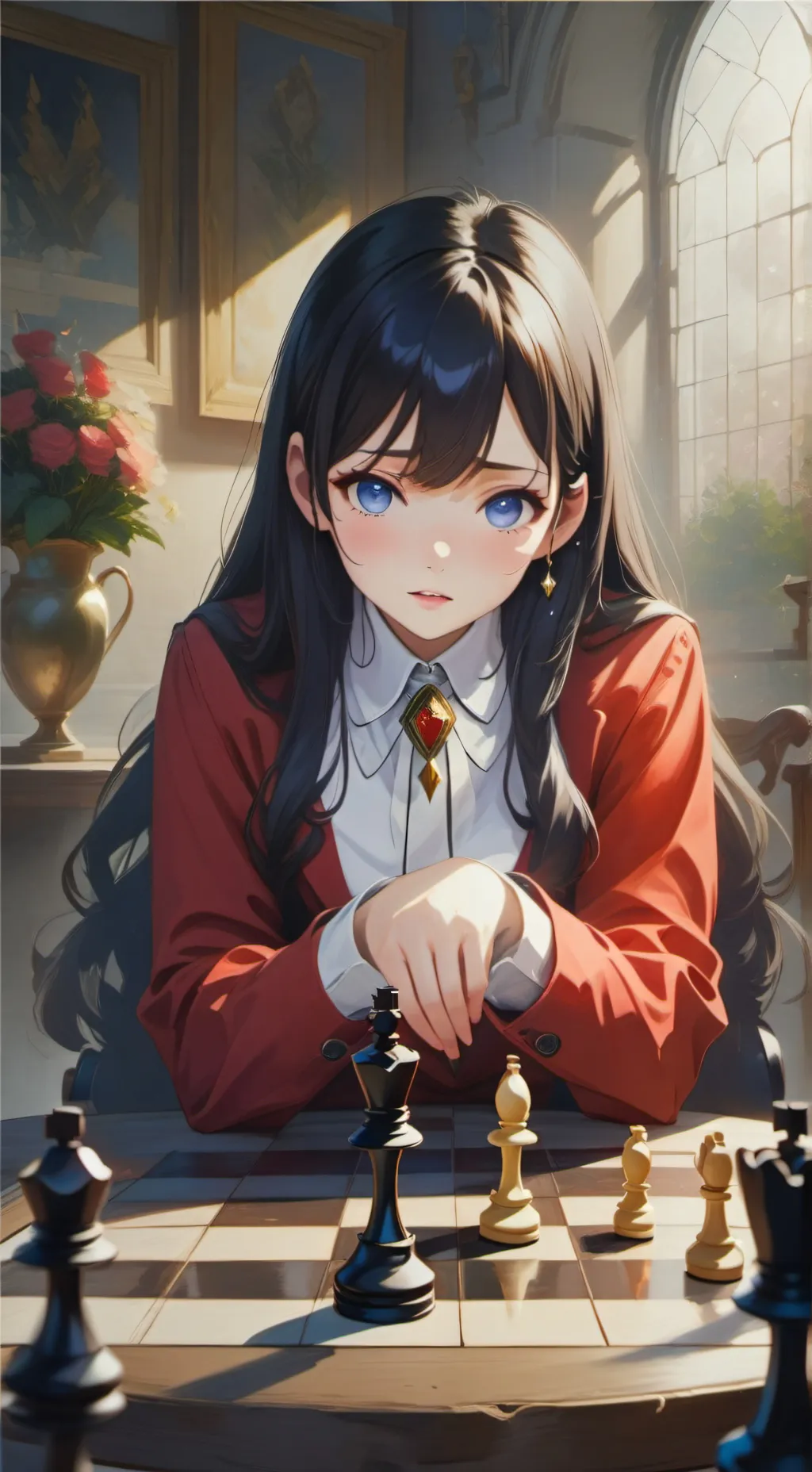 ai character: Rei background