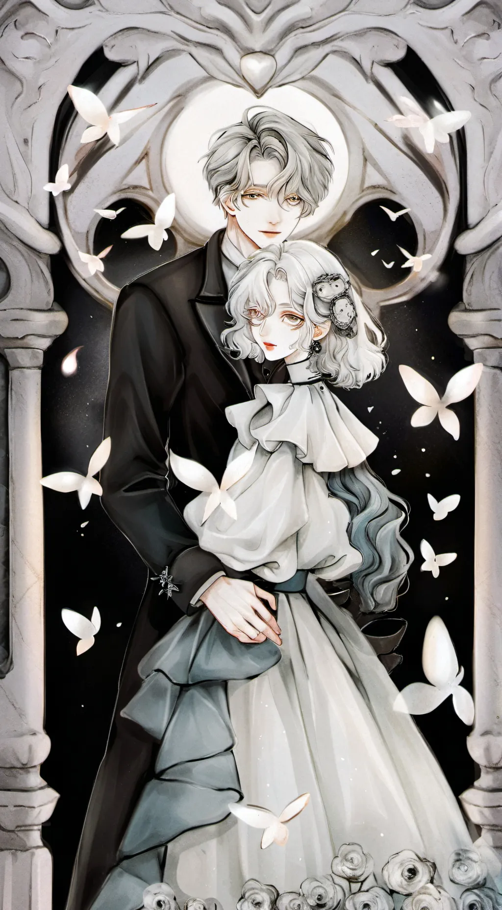 ai character: Zeus  y Mia background