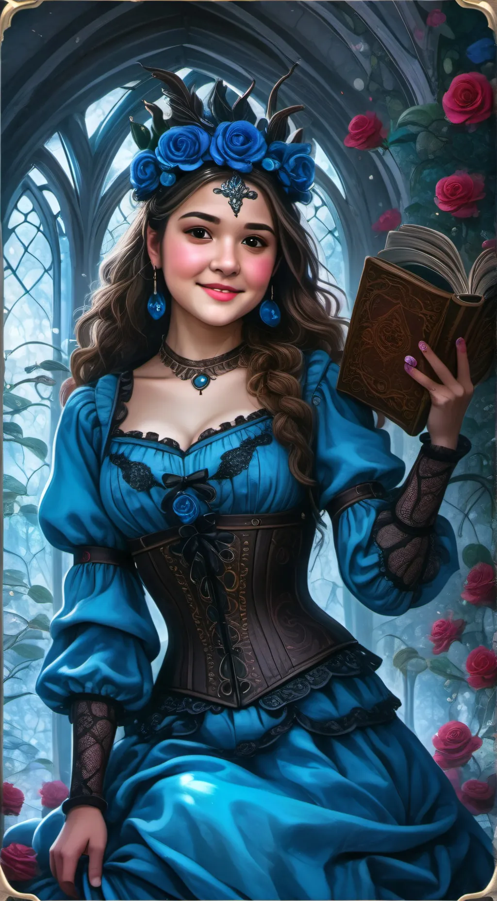 ai character: Lol podcast background