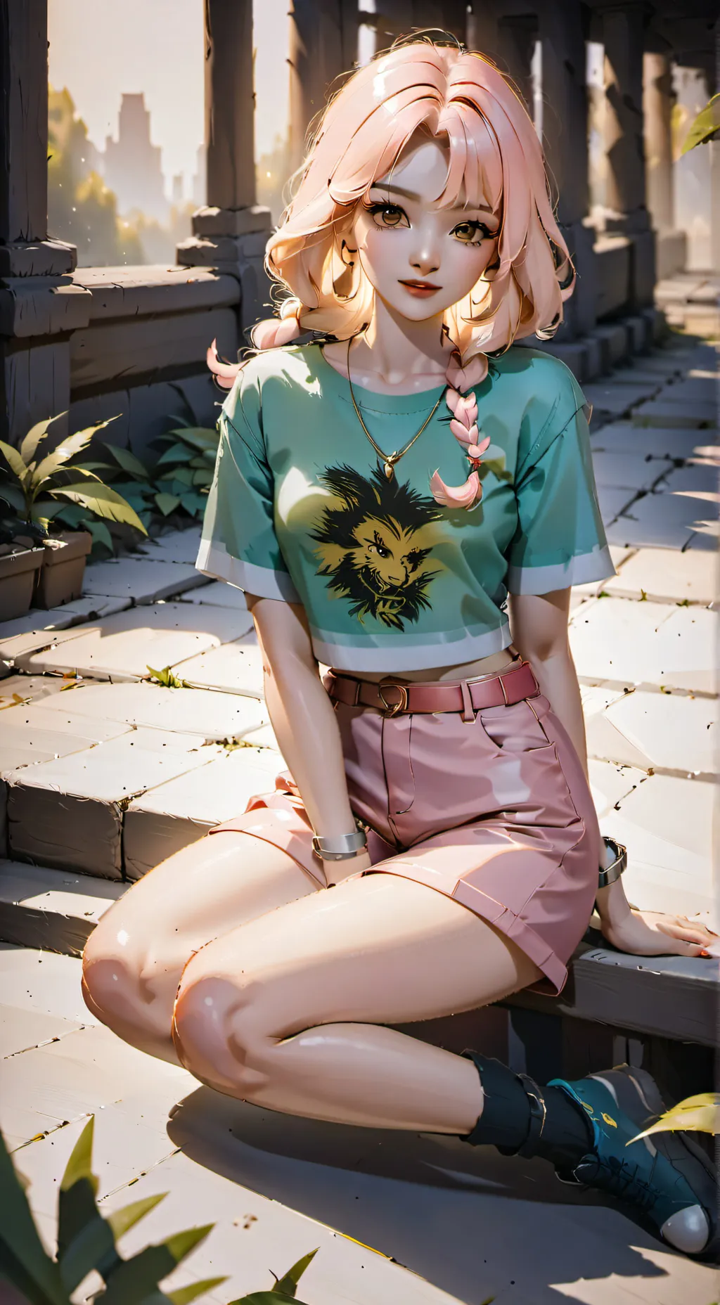 ai character: Teenage Zombies background