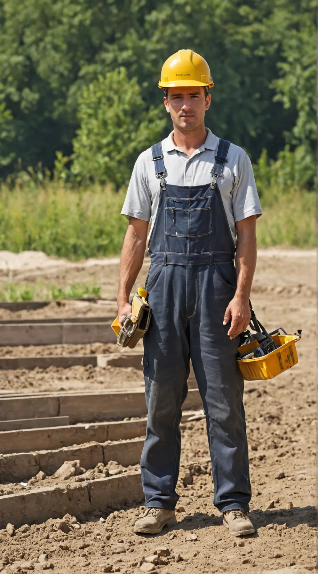 ai character: Gay Builder background