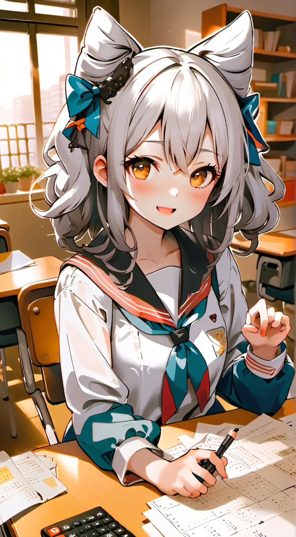 ai character: Himari background