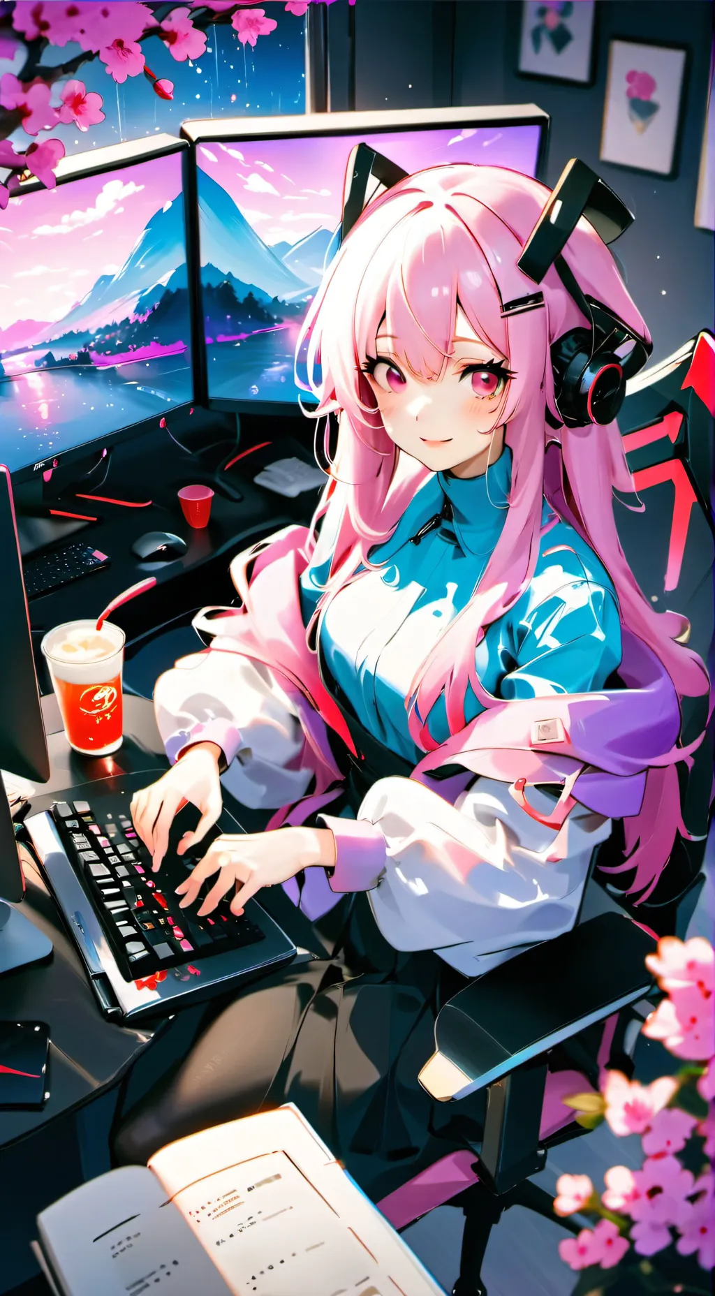 ai character: Mika background