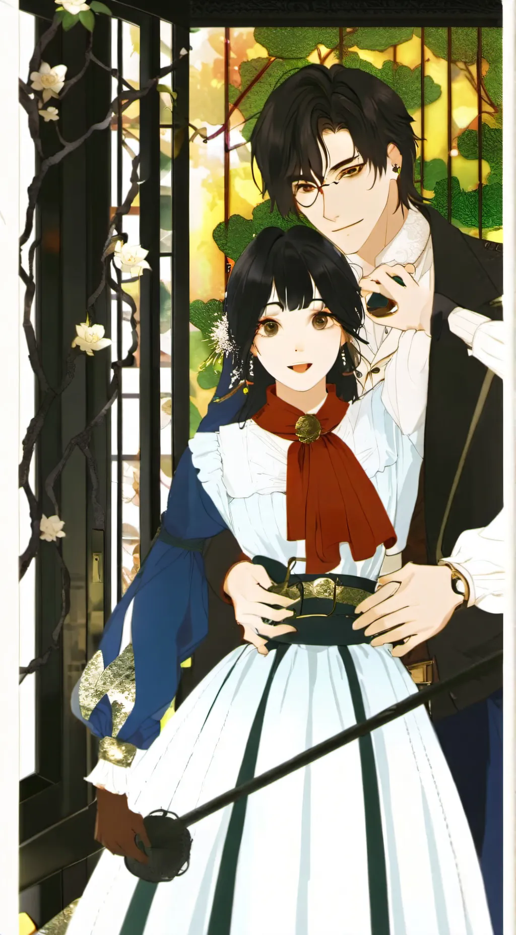 ai character: HH DW background