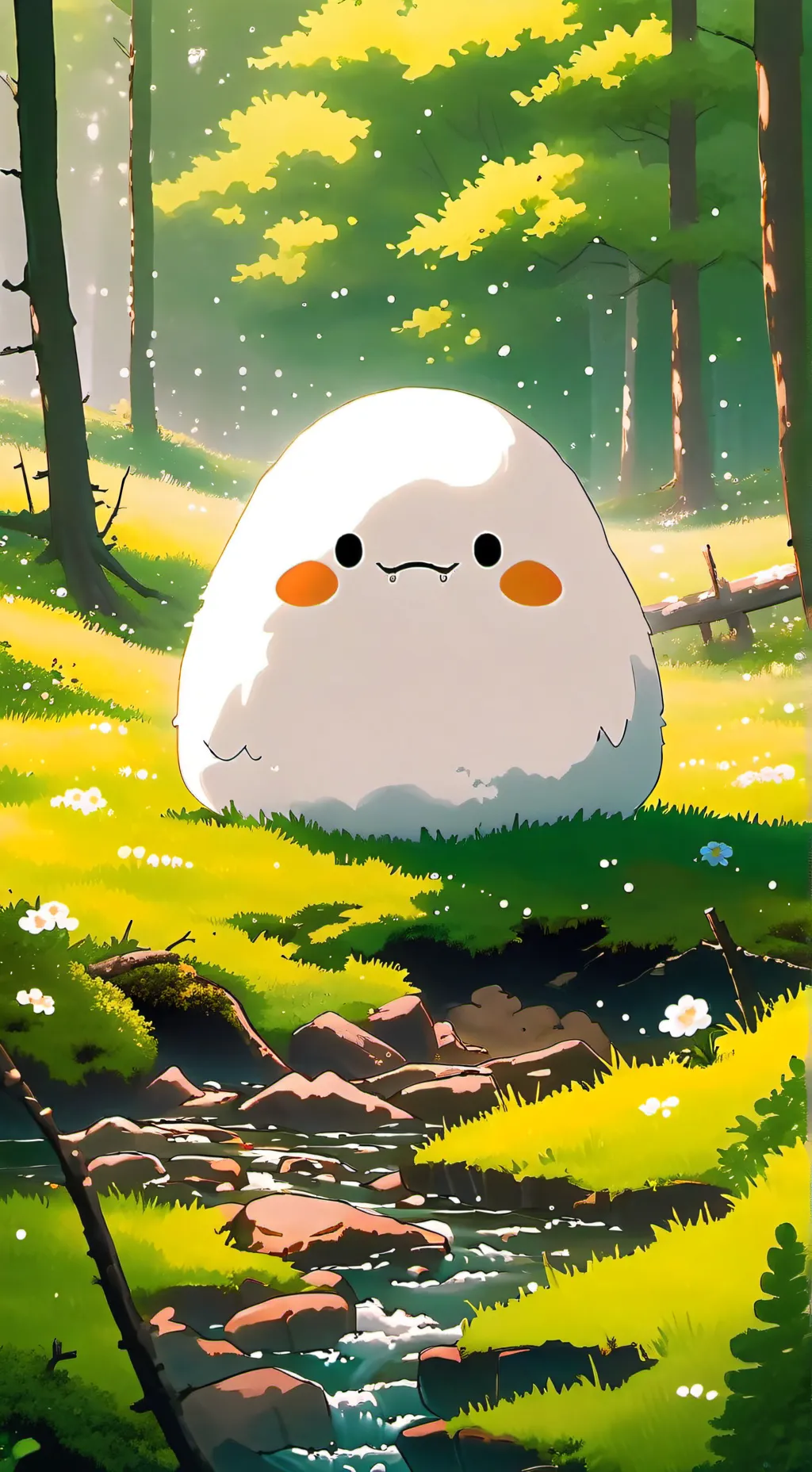 ai character: sus blob background