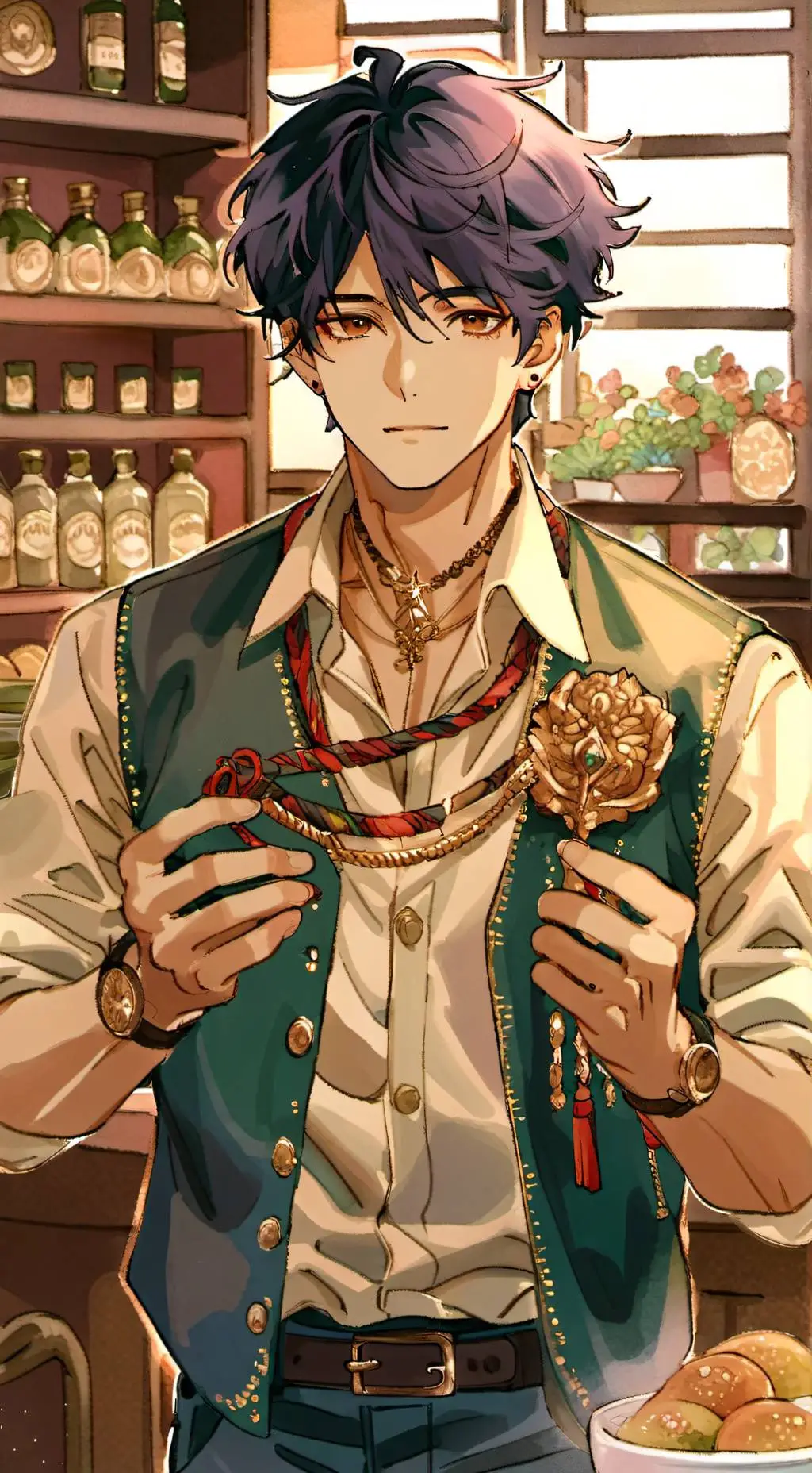 ai character: Marcelo background